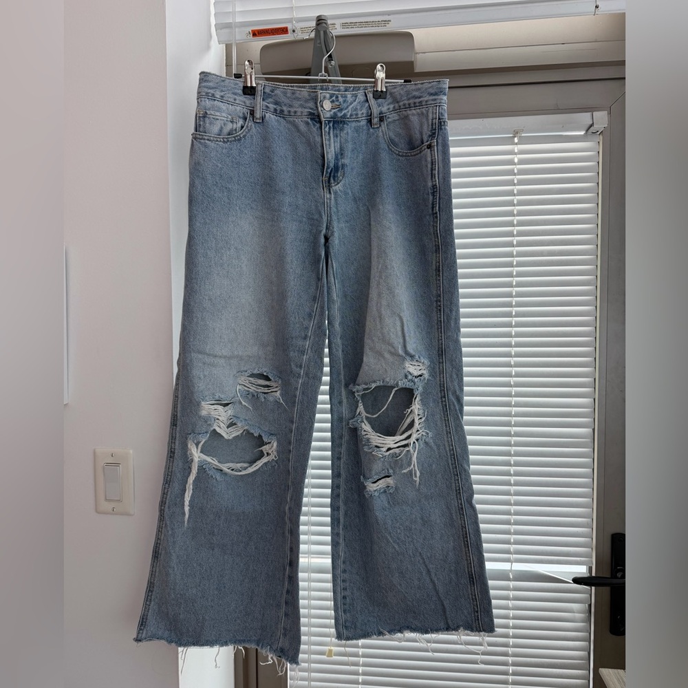 PacSun Low Rise Baggy Ripped Jean